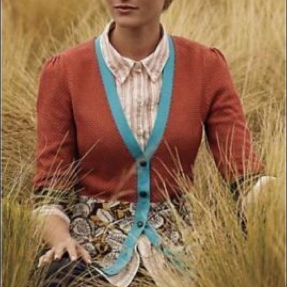 Anthropologie lia molly Colin purse cardigan